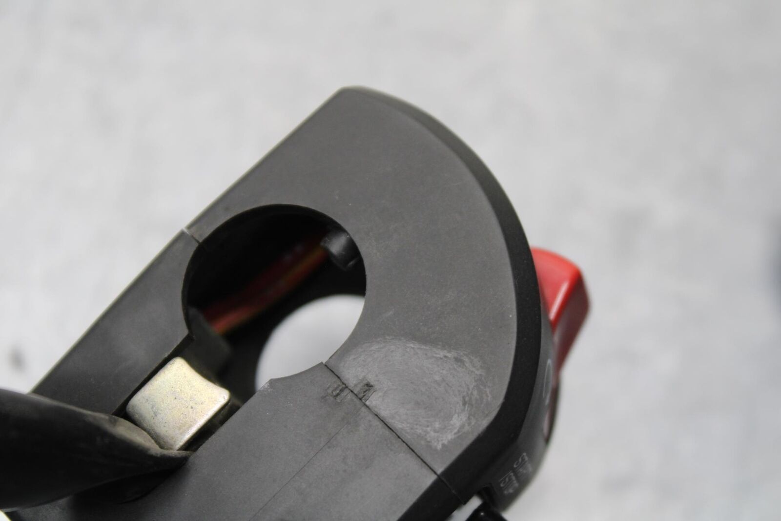 2011 Kawasaki Ninja ZX6R ZX600R RIGHT CLIP ON HANDLE KILL OFF START SWITCH BB587