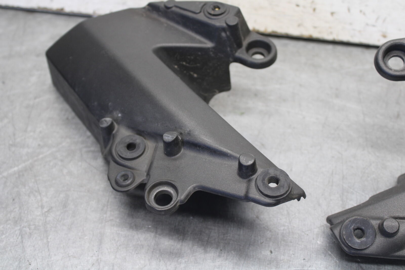 09-12 KAWASAKI NINJA ZX6R RIGHT LEFT MID UPPER SIDE FAIRING COWL PLASTIC BB698