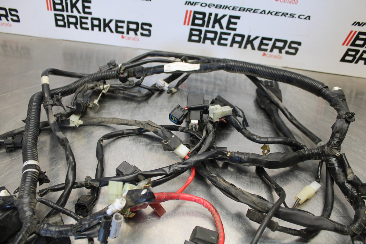 09 YAMAHA V STAR 950 MAIN ENGINE WIRING HARNESS MOTOR WIRE LOOM BB172