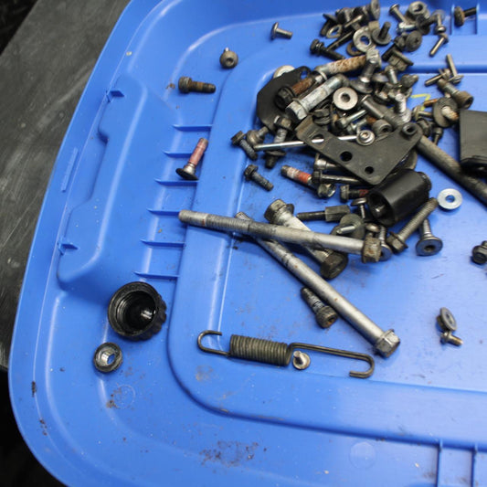 08-12 KAWASAKI NINJA 250R EX250J LEFTOVER MOUNTING BOLTS HARDWARE  SCREWS BB496