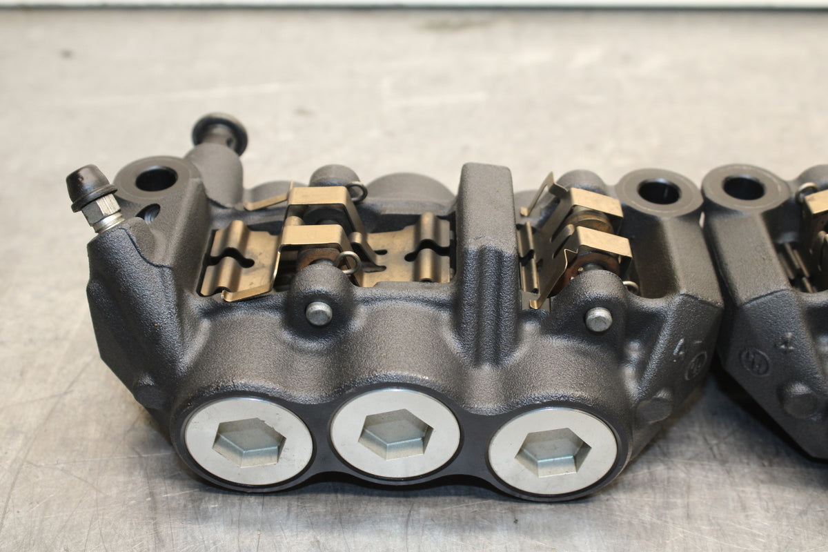 09-14 YAMAHA YZF R1 RIGHT LEFT FRONT BRAKE CALIPER SET PAIR CALIPERS BB119