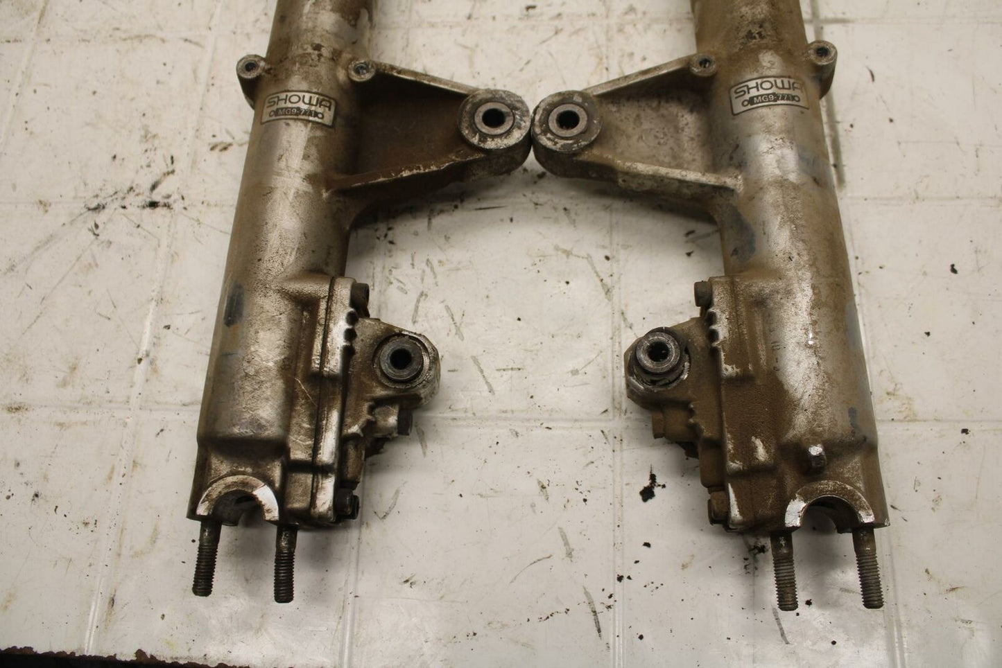 84-87 HONDA GOLDWING 1200 FRONT FORKS SHOCK SUSPENSION SET PAIR BB406