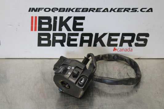 13-17 KAWASAKI NINJA 300 EX300 ABS LEFT CLIP ON HANDLE HORN SIGNALS SWITCH BB189