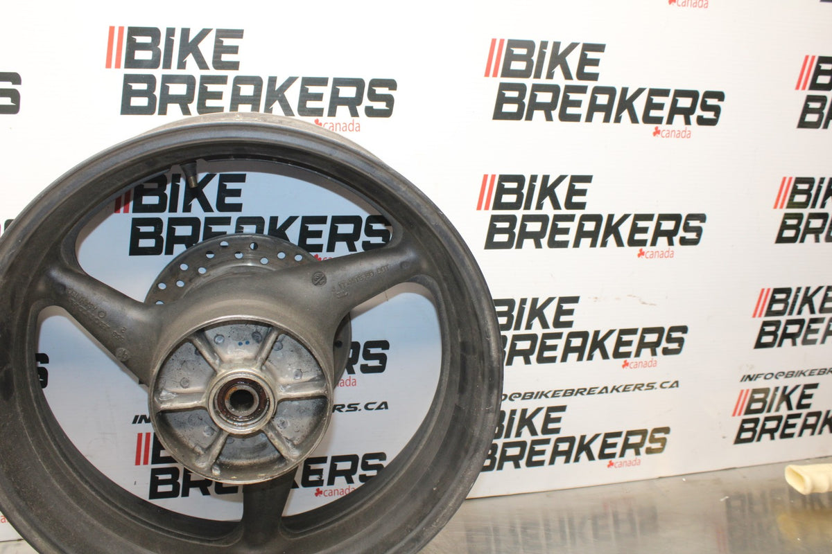 01-06 HONDA CBR600F4I REAR WHEEL BACK RIM & ROTOR BB778