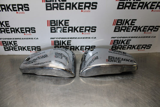 03-08 KAWASAKI VULCAN 1600 SIDE COVER PANEL COWL FAIRING SET PAIR BB196