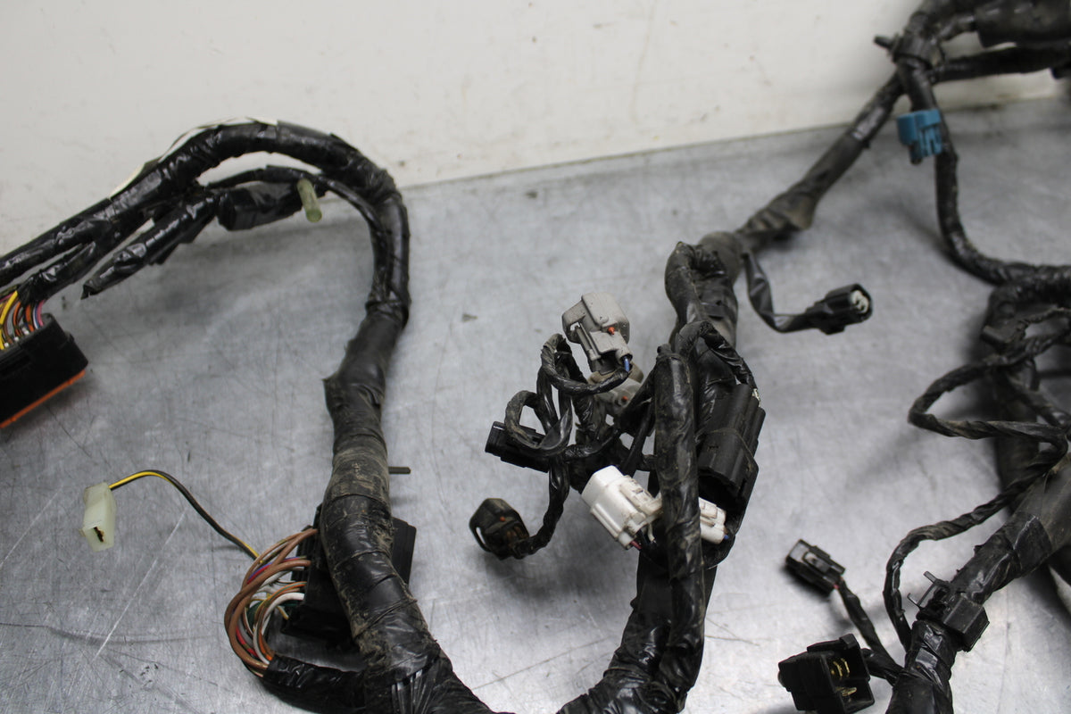 07-09 KAWASAKI VERSYS 650 MAIN ENGINE WIRING HARNESS MOTOR WIRE LOOM BB125