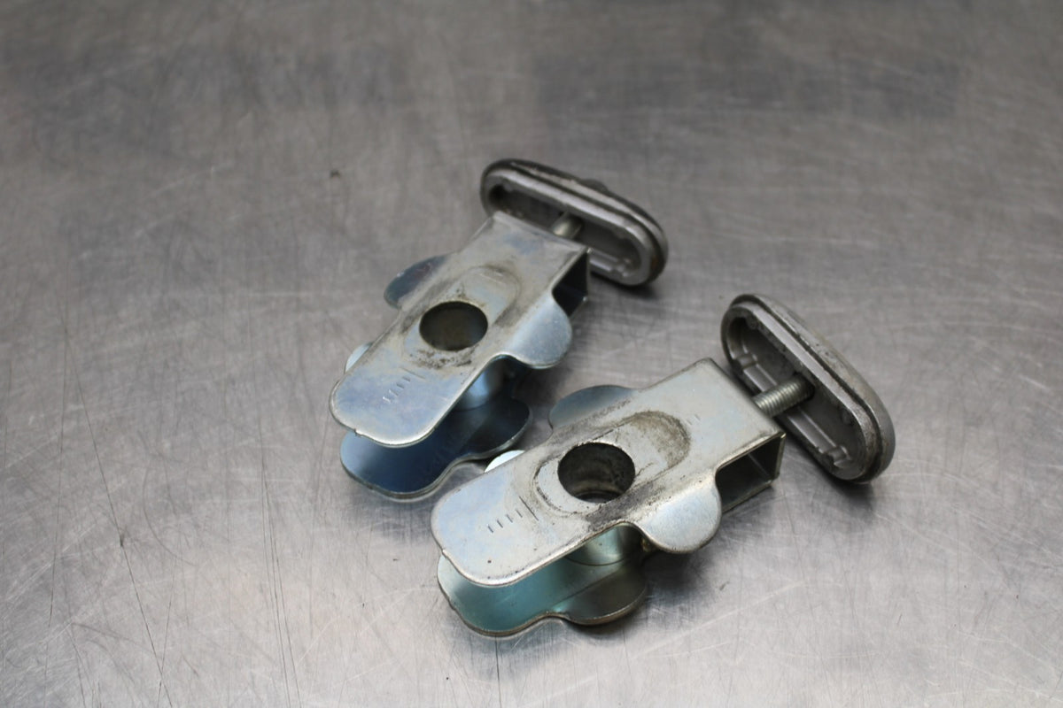 10 SUZUKI SV650 SWINGARM CHAIN TENSIONER ADJUSTMENT BRACKETS  BB181