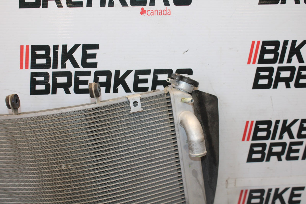 07-08 KAWASAKI NINJA ZX6R ENGINE RADIATOR MOTOR COOLER COOLING RADIATER BB937