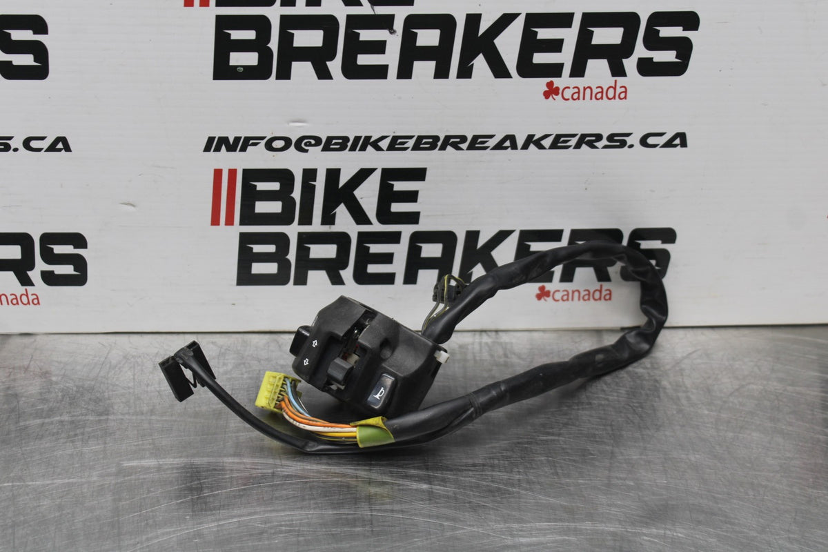 08 SUZUKI SV650 LEFT CLIP ON HANDLE HORN SIGNALS SWITCH SWITCHES BB846