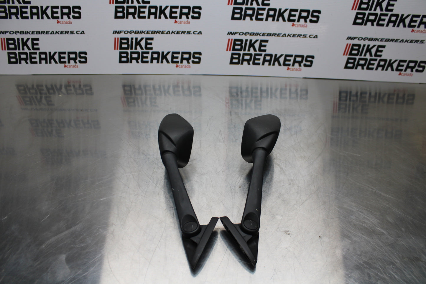 19 YAMAHA YZF R3 REAR VIEW MIRROR SET PAIR MIRRORS BB378