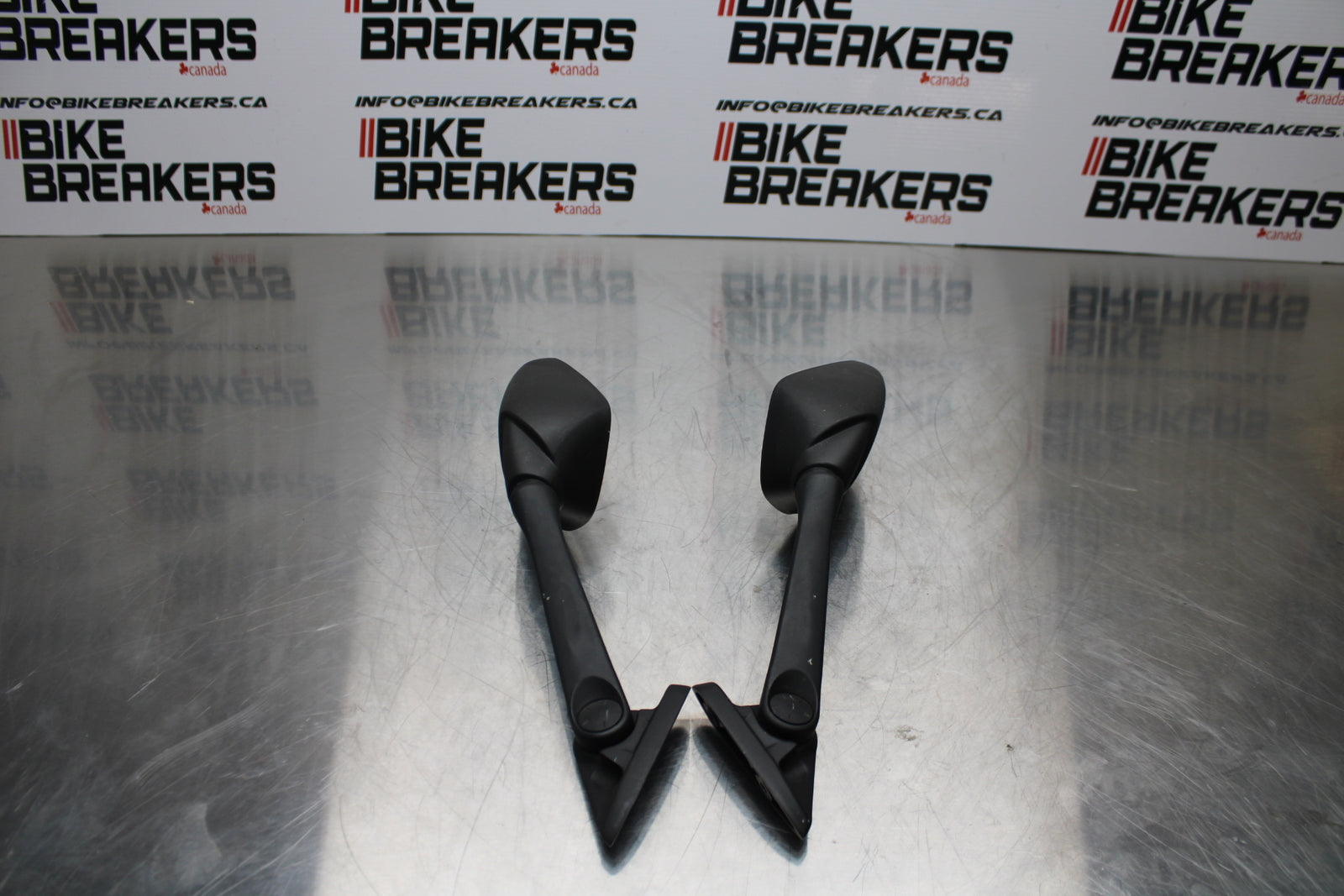 19 YAMAHA YZF R3 REAR VIEW MIRROR SET PAIR MIRRORS BB378