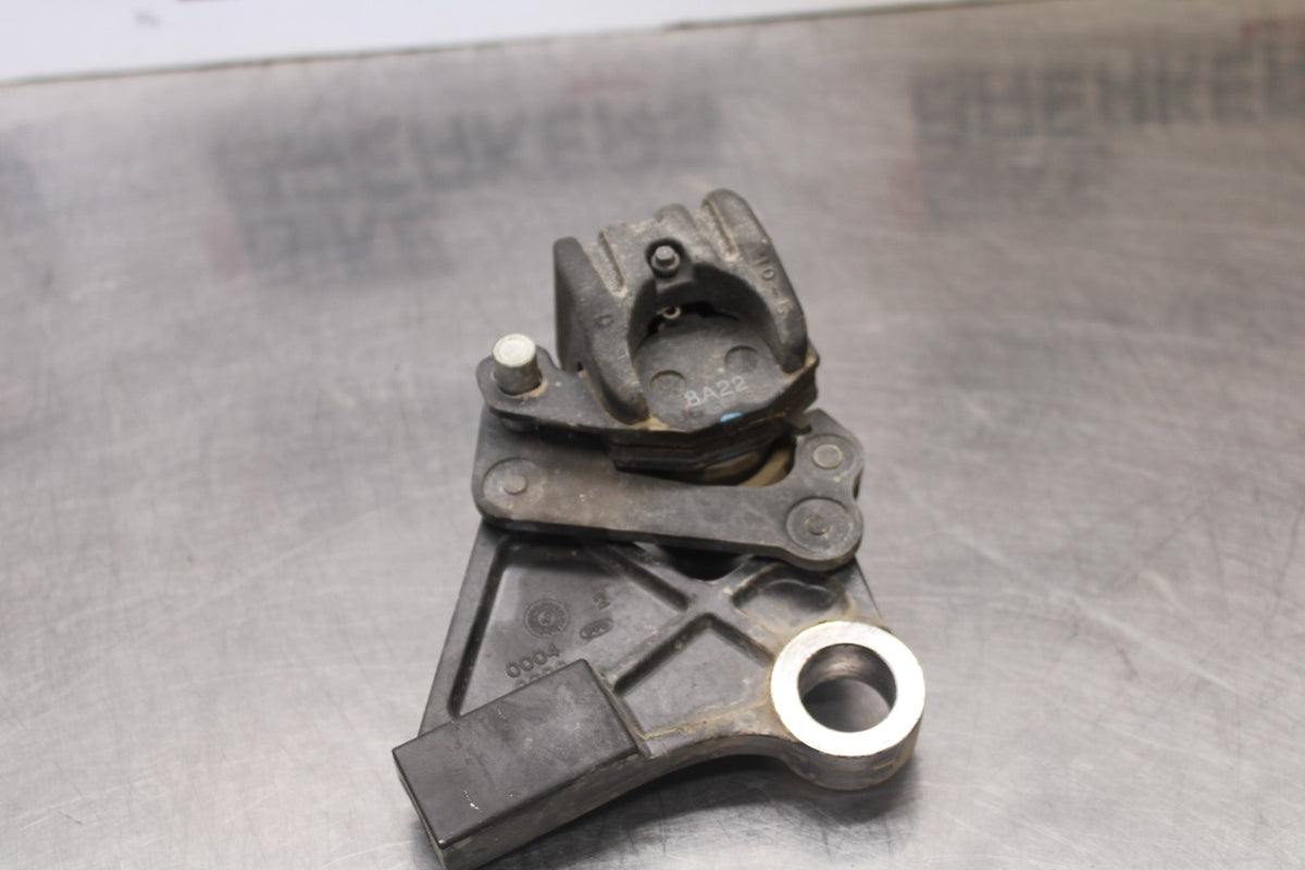 08 KAWASAKI ZX6R REAR BACK BRAKE CALIPER W MOUNT BRACKET BB896