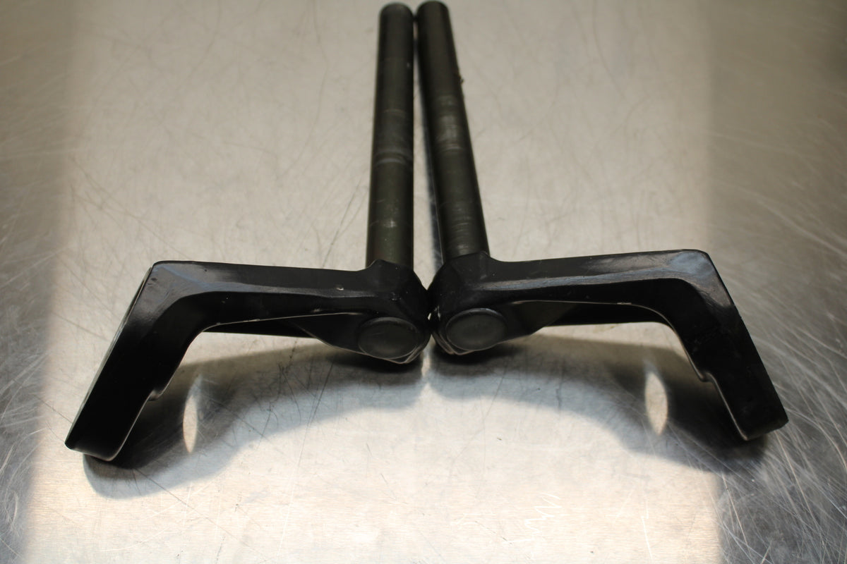 86 SUZUKI GS750ES LEFT RIGHT CLIP ON ONS HANDLEBARS PAIR SET BB140