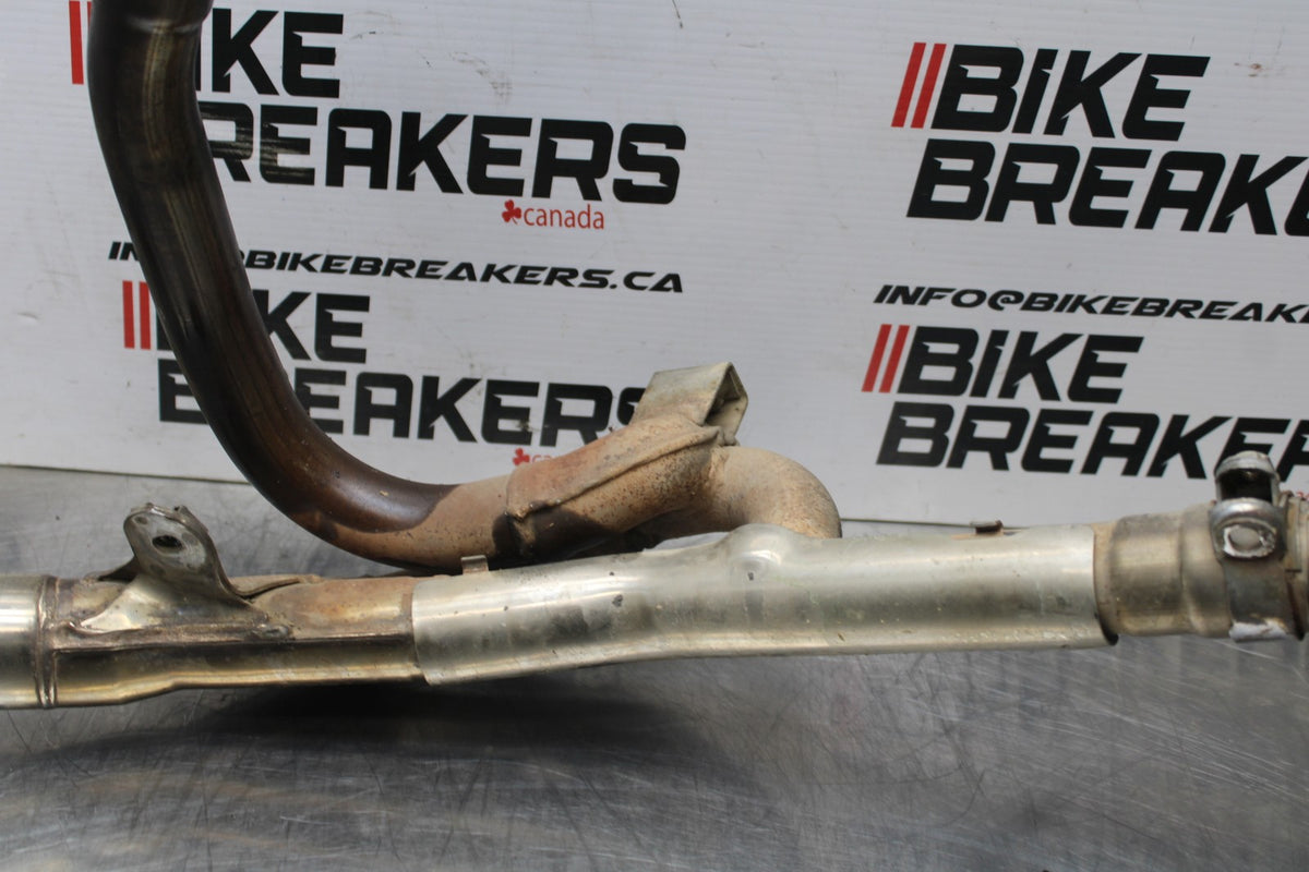 06 SUZUKI SV650S FULL EXHAUST SYSTEM HEADERS PIPE MUFFLER BB783
