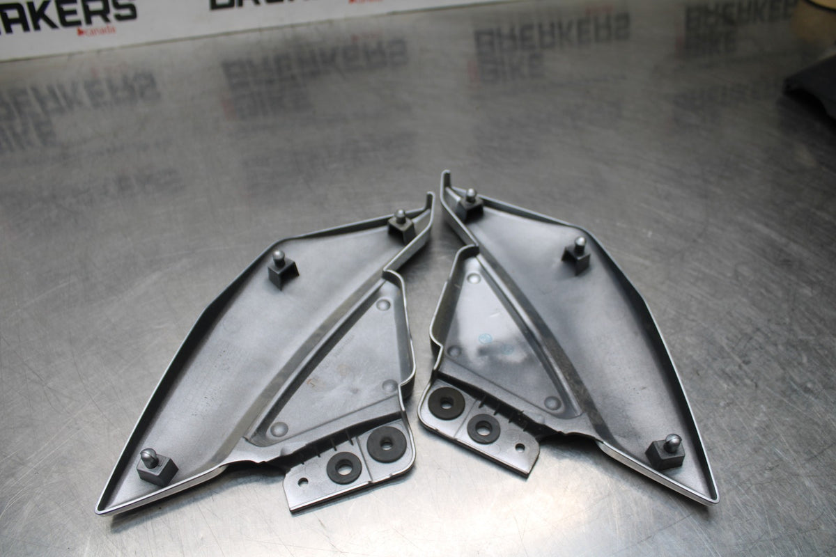 15 SUZUKI GW250F RIGHT LEFT GAS FUEL TANK PANELS COVERS TRIM SET COWLS  BB789