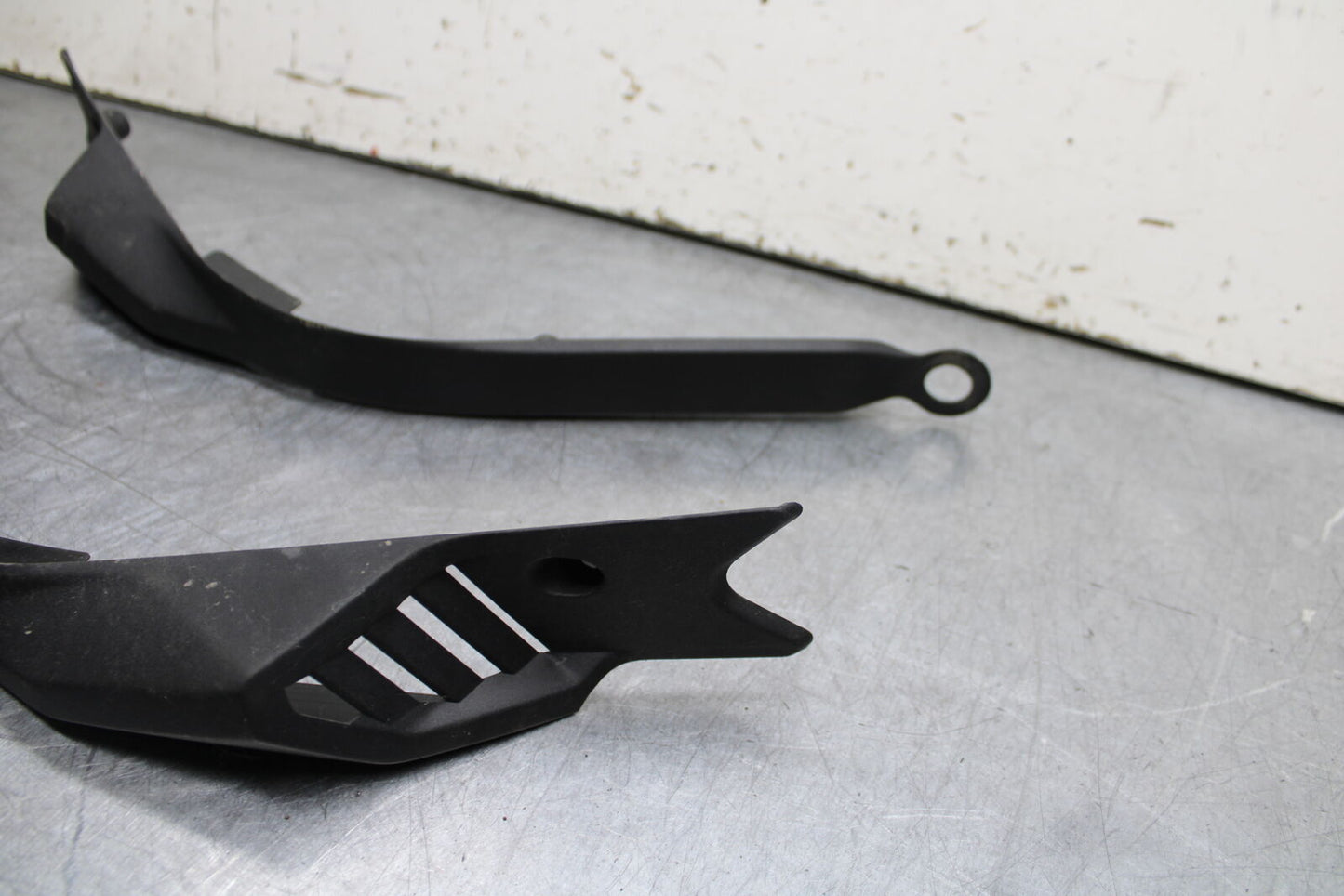 12-17 KAWASAKI ER-6N Z650 RIGHT LEFT GAS FUEL TANK PANELS COVERS TRIM SET  BB709