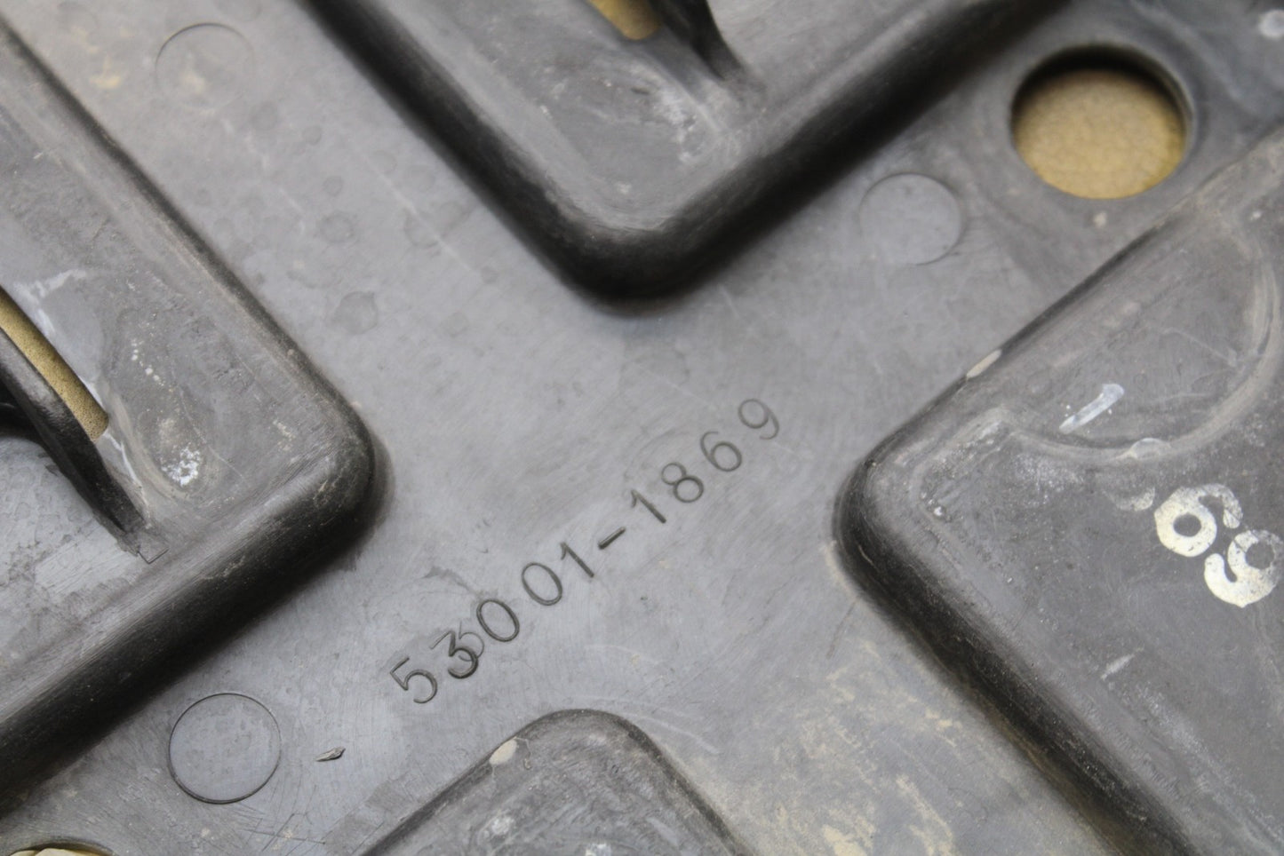 03-08 KAWASAKI VULCAN 1600 REAR BACK PASSENGER SEAT BB196