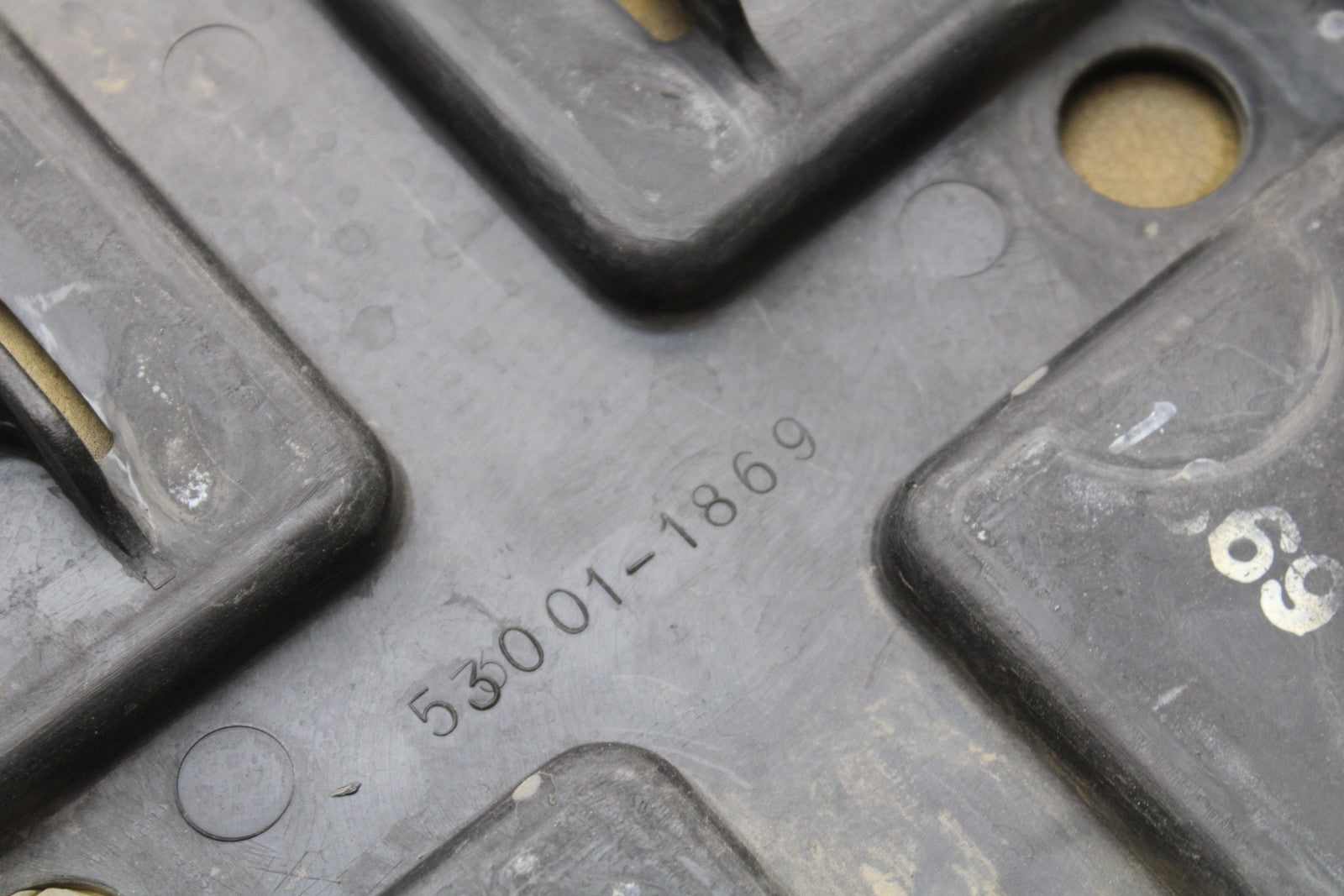 03-08 KAWASAKI VULCAN 1600 REAR BACK PASSENGER SEAT BB196