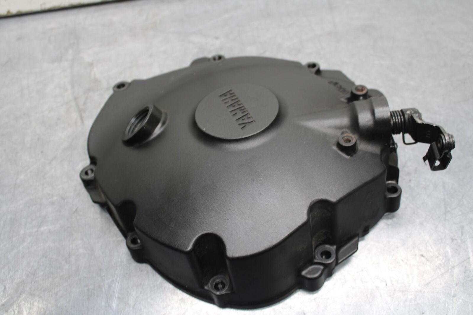 09-14 YAMAHA YZF R1 CLUTCH SIDE ENGINE MOTOR COVER 14B-15421-00-00 BB471