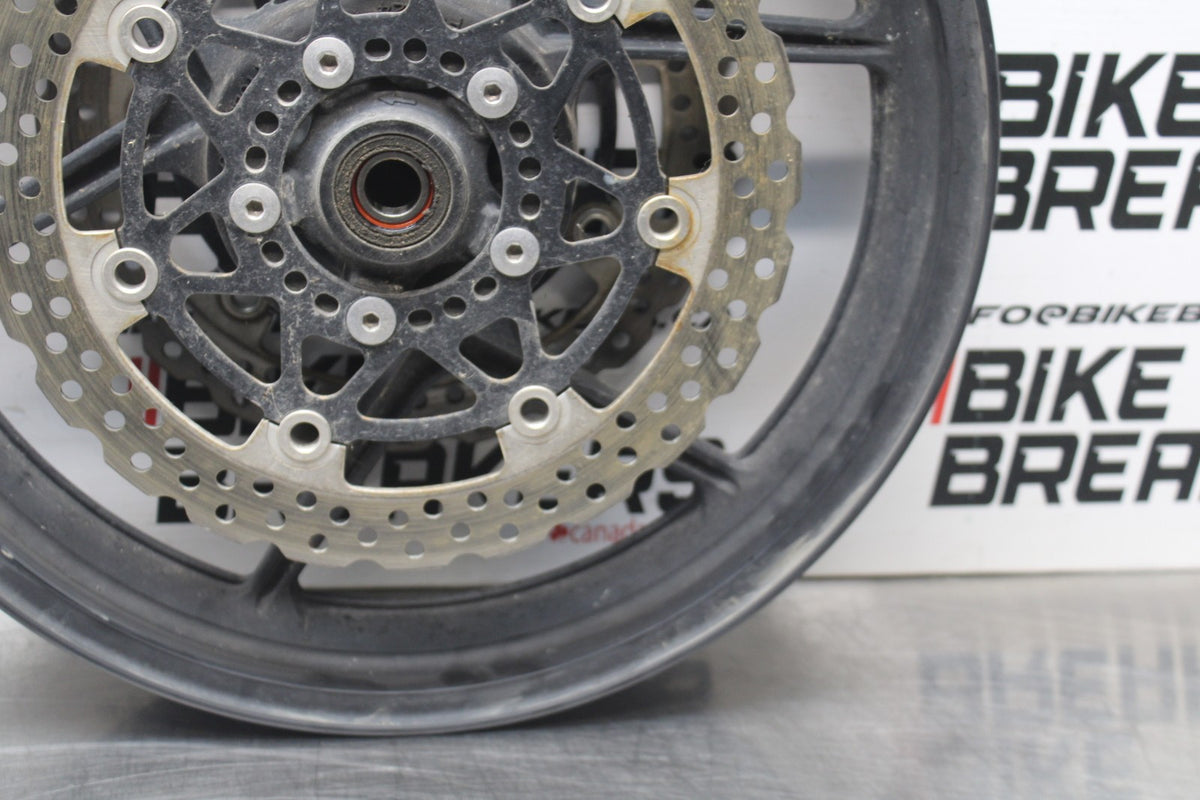 07 KAWASAKI NINJA 650 EX650 FRONT WHEEL FRONT RIM & ROTOR BB844