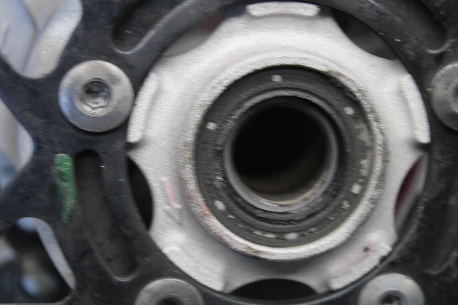 09-12 KAWASAKI NINJA ZX6R FRONT WHEEL AND LEFT RIGHT BRAKE ROTORS DISCS BB656