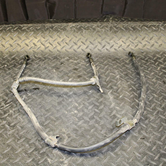 07 SUZUKI BURGMAN 650 FRONT BRAKE CALIPER HOSES LINES BB183