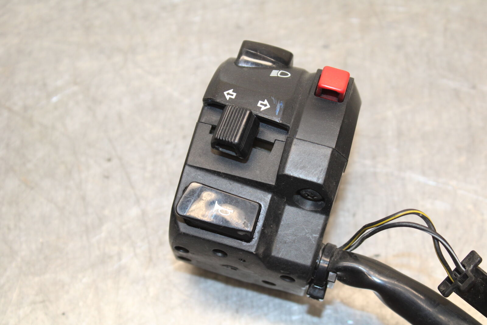 06-07 SUZUKI GSXR750 LEFT CLIP ON HANDLE HORN SIGNALS SWITCH SWITCHES BB670