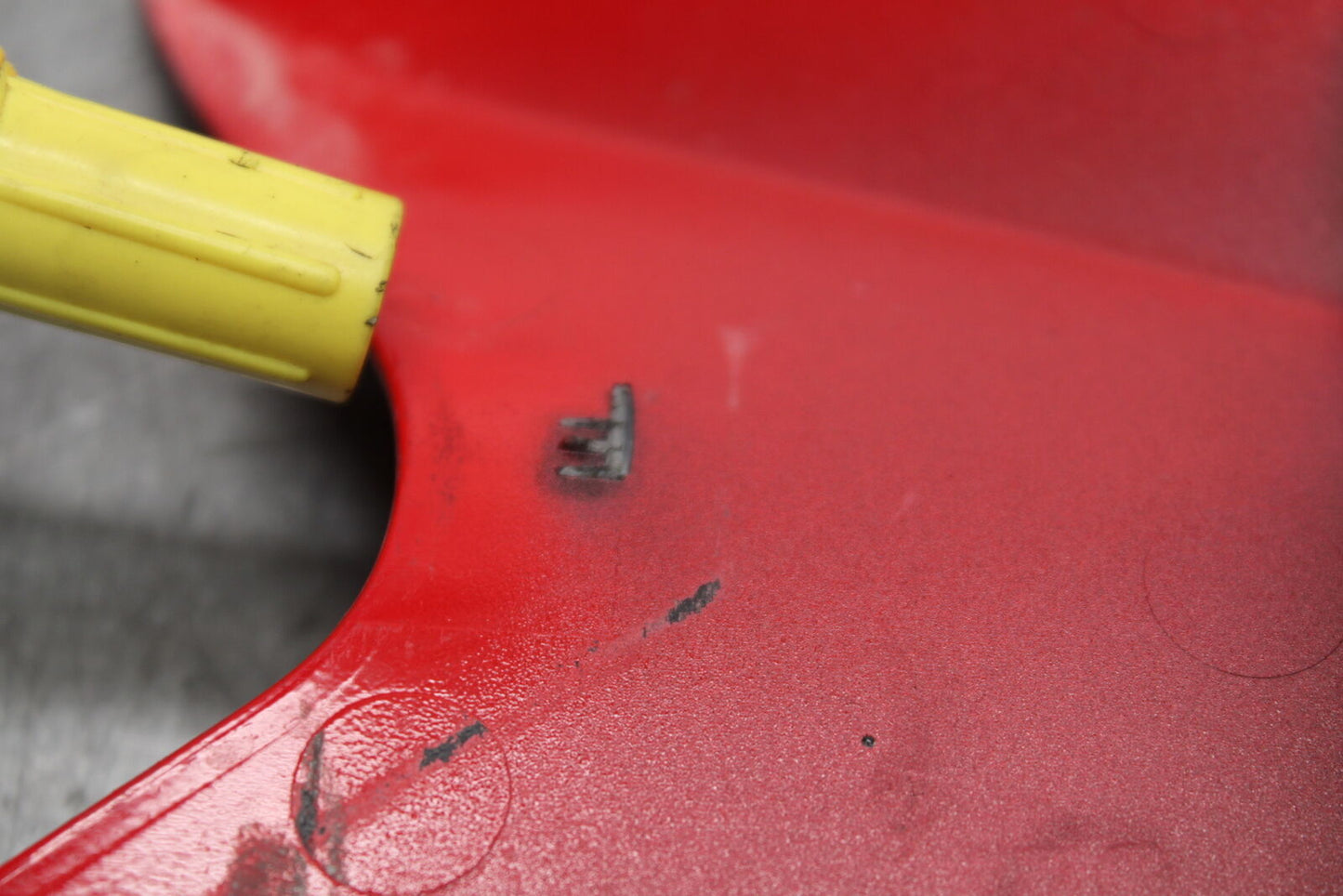 09-12 KAWASAKI NINJA ZX6R CENTER REAR BACK TAIL FAIRING COWL BB640