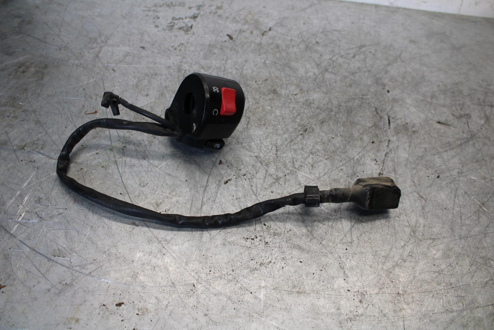 13-17 KAWASAKI NINJA 300 RIGHT CLIP ON HANDLE KILL OFF START SWITCH BB429