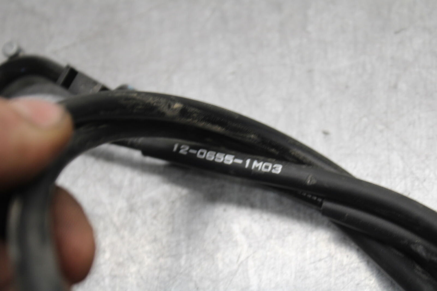 18-24 KAWASAKI NINJA 650 THROTTLE CABLES LINES BB725