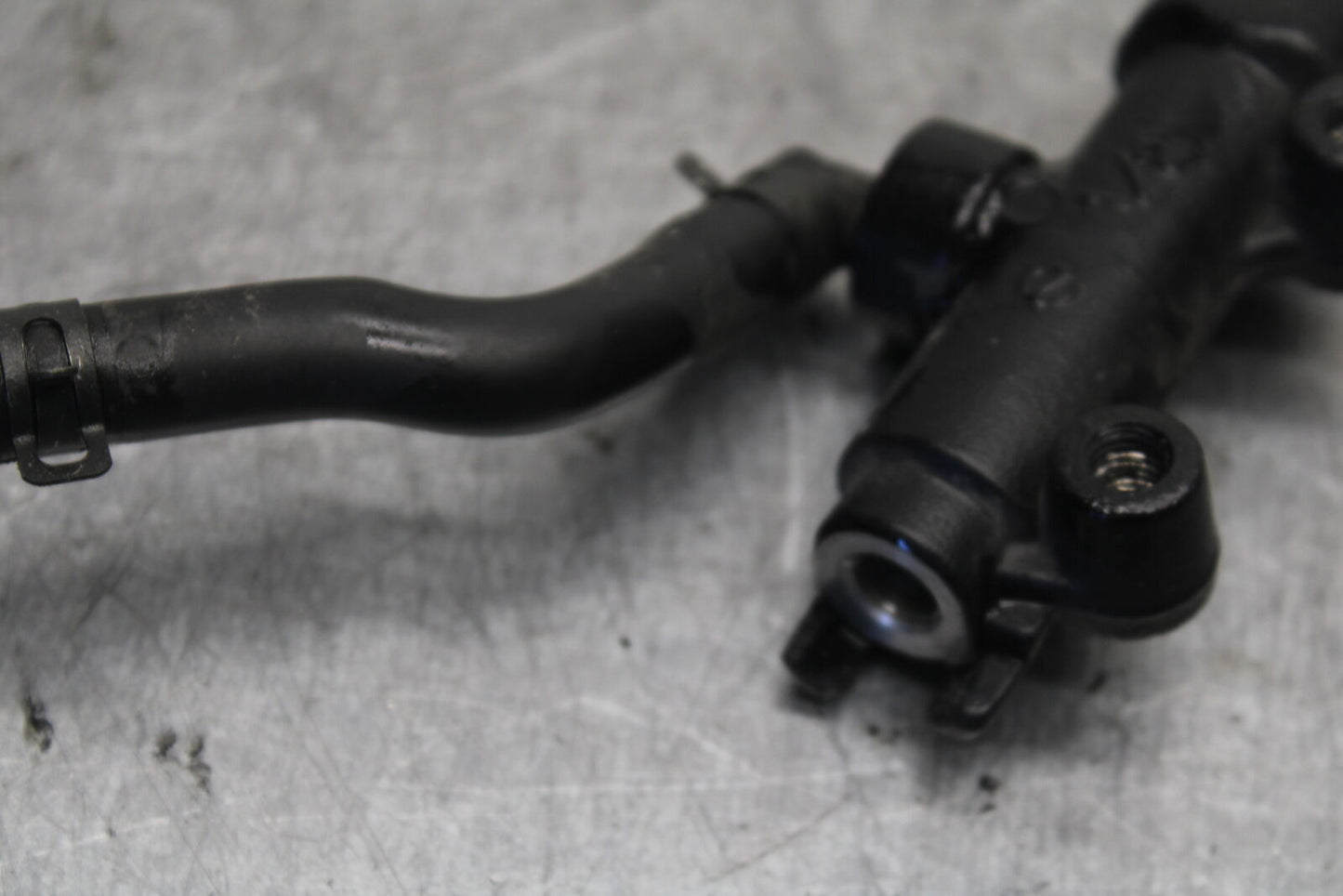 09-12 KAWASAKI NINJA ZX6R REAR BACK BRAKE MASTER CYLINDER W RESERVOIR BB698