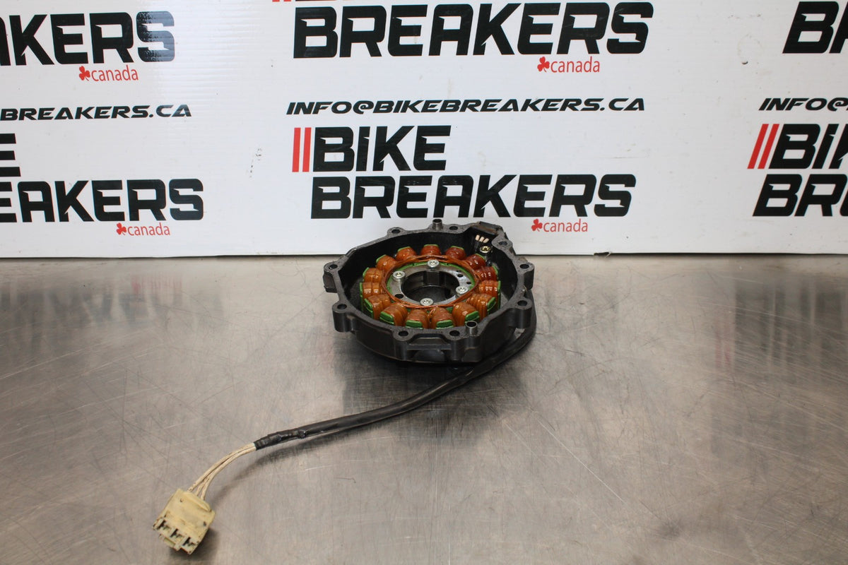 2007 Kawasaki Ninja ZX6R ZX600P STATOR GENERATOR ALTERNATOR & COVER BB175