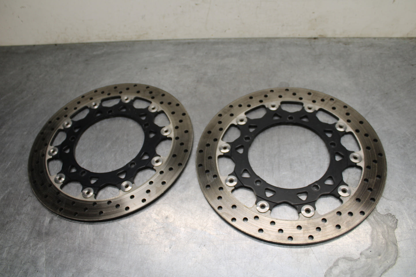 03-05 YAMAHA YZF R6  FRONT LEFT RIGHT BRAKE ROTORS DISCS BB132