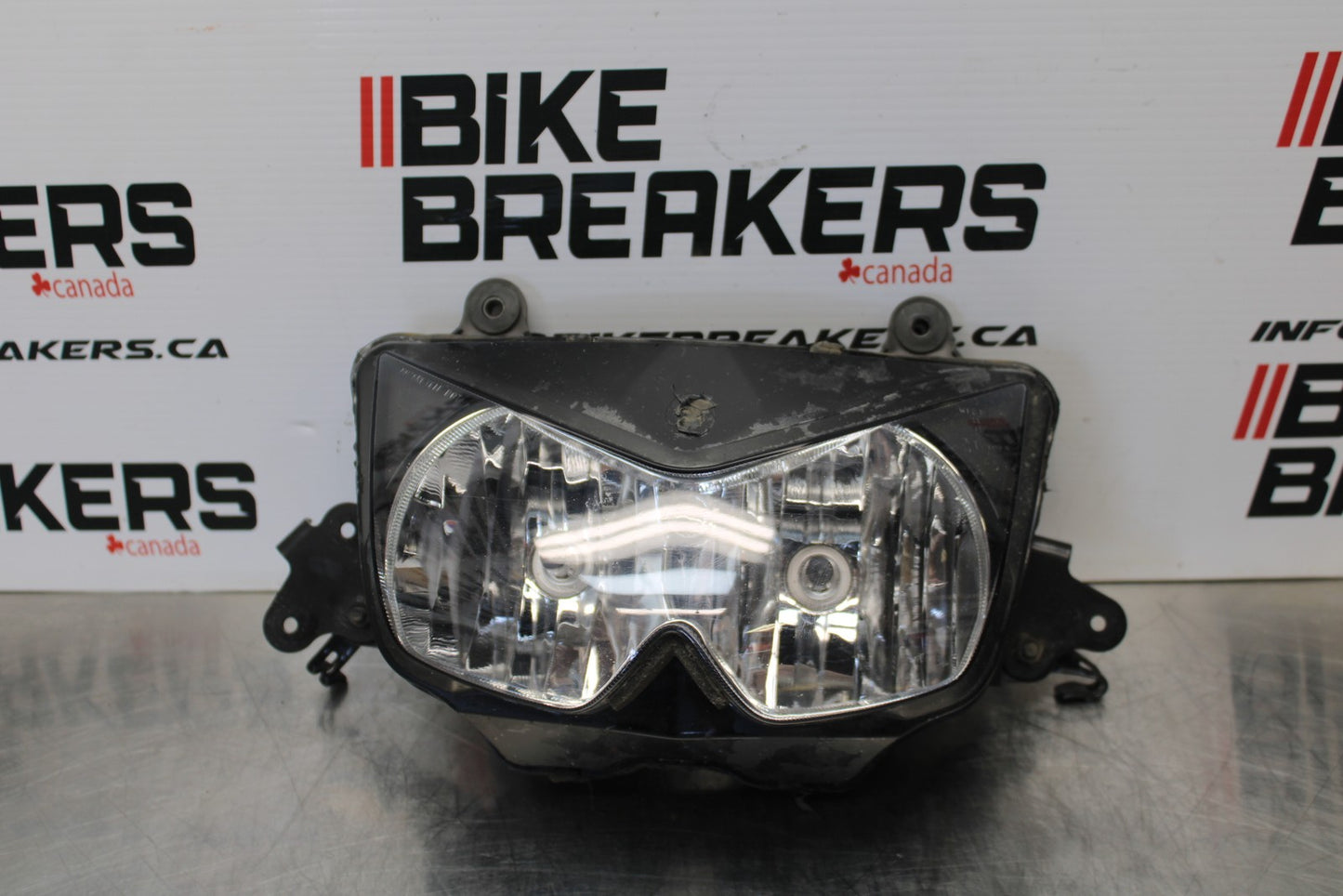 08-18 KAWASAKI KLR650 FRONT HEADLIGHT HEAD LIGHT LAMP BB183