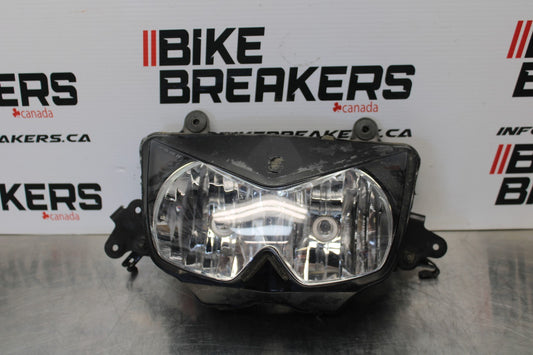 08-18 KAWASAKI KLR650 FRONT HEADLIGHT HEAD LIGHT LAMP BB183