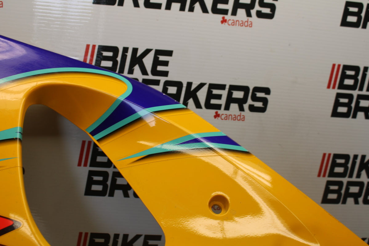 97-98 SUZUKI GSXR 600 SRAD LEFT LOWER MID UPPER SIDE FAIRING COWL BB00
