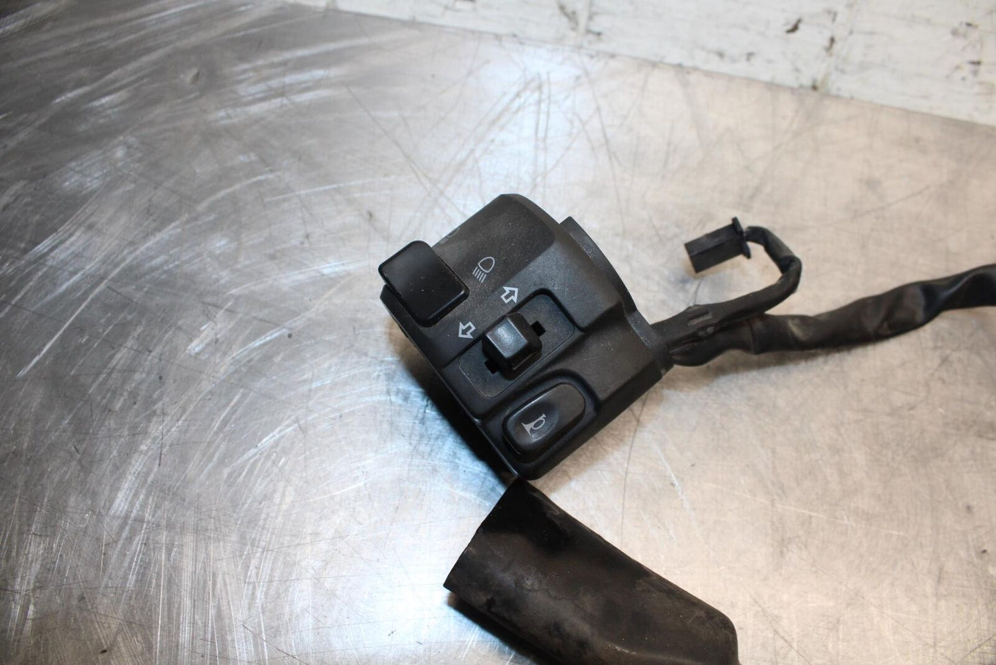08-12 KAWASAKI NINJA 250R EX250J LEFT CLIP ON HANDLE HORN SIGNALS SWITCH BB496