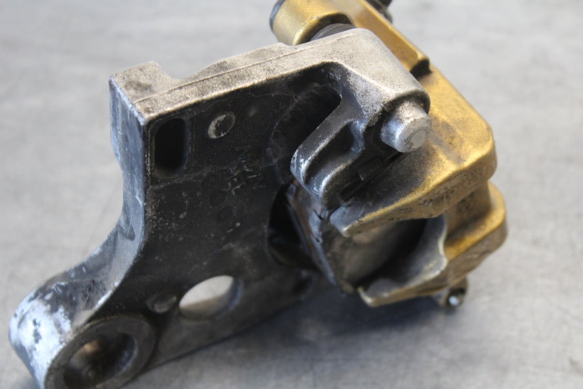 03-04 HONDA CBR600RR REAR BACK BRAKE CALIPER W MOUNT BRACKET 43150-MEE-006 BB661