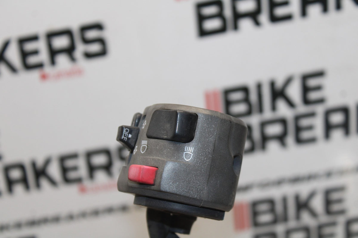 06-07 KAWASAKI NINJA 650R EX650A LEFT CLIP ON HANDLE HORN SIGNALS SWITCH BB774