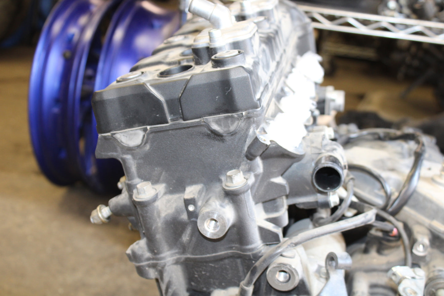 09-15 YAMAHA FZ6R ENGINE MOTOR LOW KM!! BB161