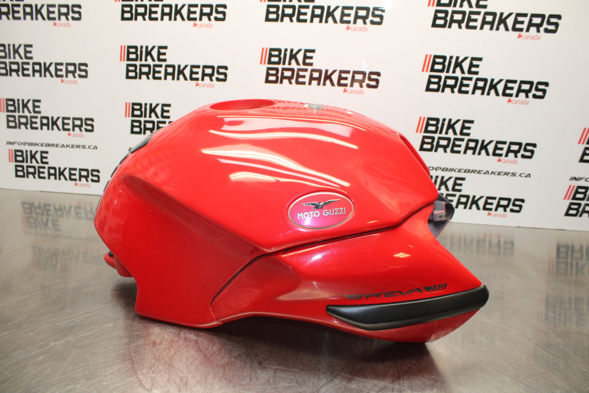 08 MOTO GUZZI BREVA 750 GAS TANK FUEL CELL PETROL RESERVOIR BB154
