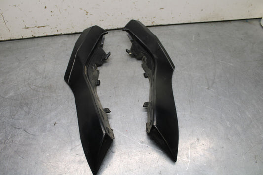 12-17 KAWASAKI ER-6N Z650 RIGHT LEFT FRONT SIDE SEAT PANELS TRIMS FAIRINGS BB709