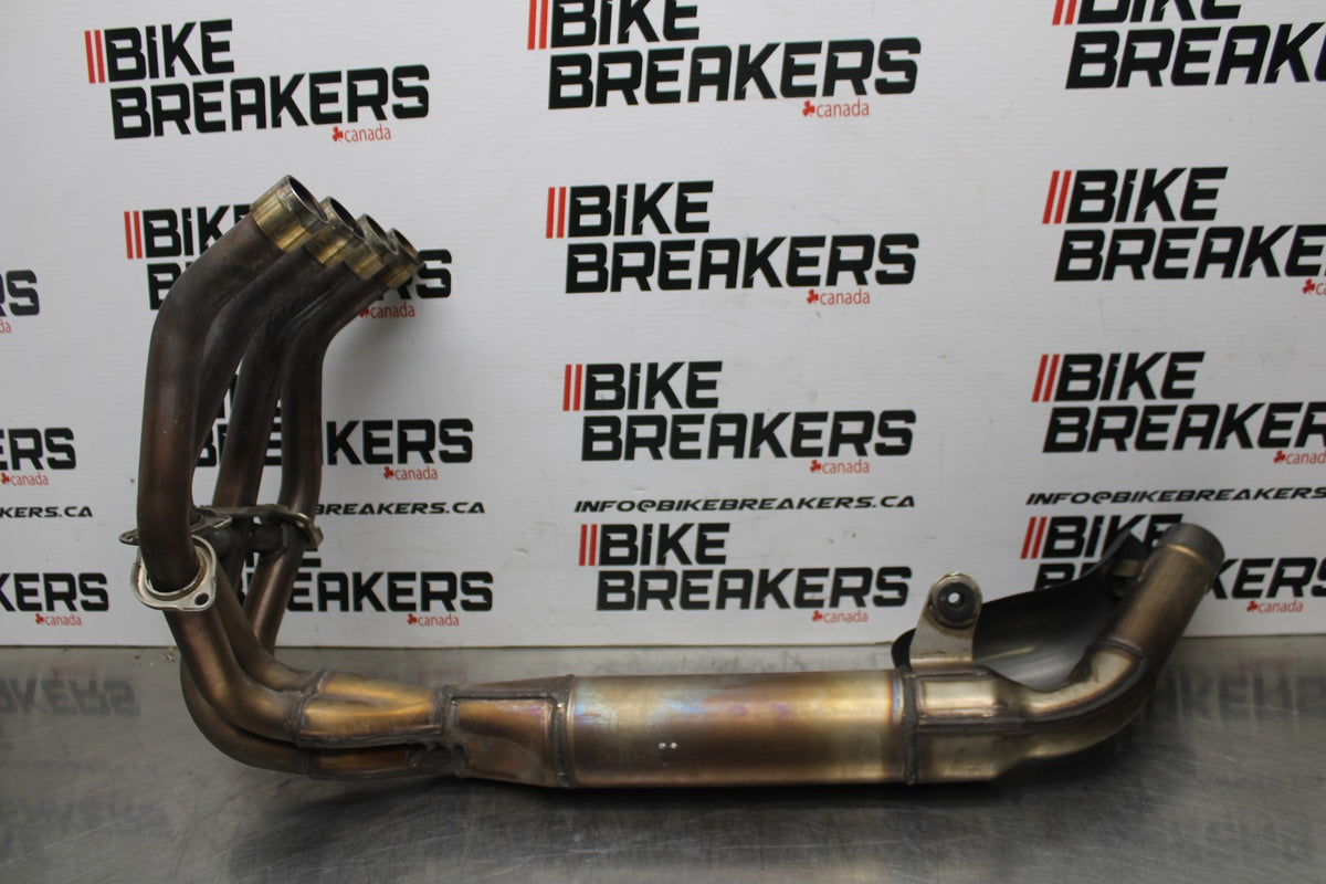 24-25 KAWASAKI NINJA ZX4R EXHAUST HEADER PIPES MANIFOLD BB827