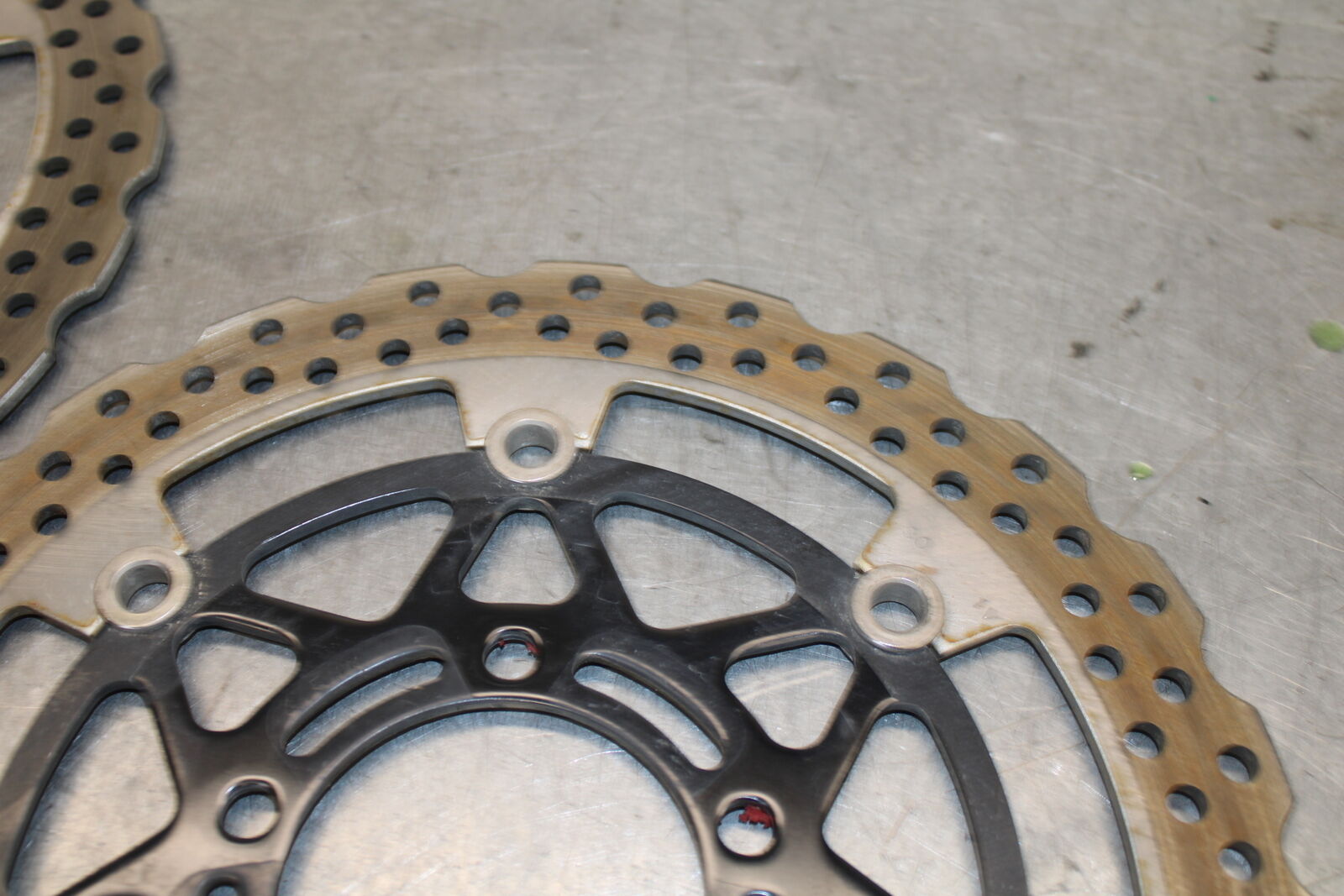 19-23 KAWASAKI NINJA ZX6R FRONT LEFT RIGHT BRAKE ROTORS DISCS BB701