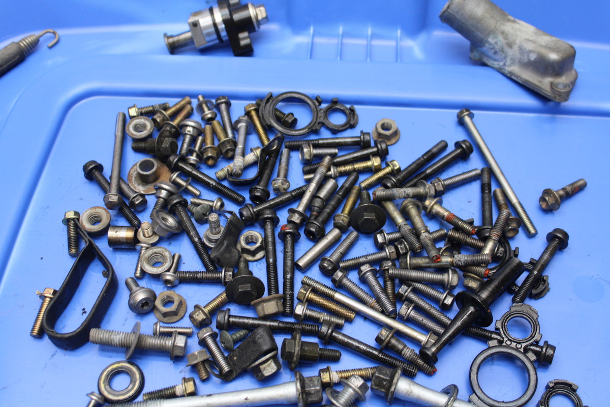 04-05 KAWASAKI NINJA ZX10R ENGINE MOUNTING BOLTS HARDWARE MOTOR SCREWS BB163