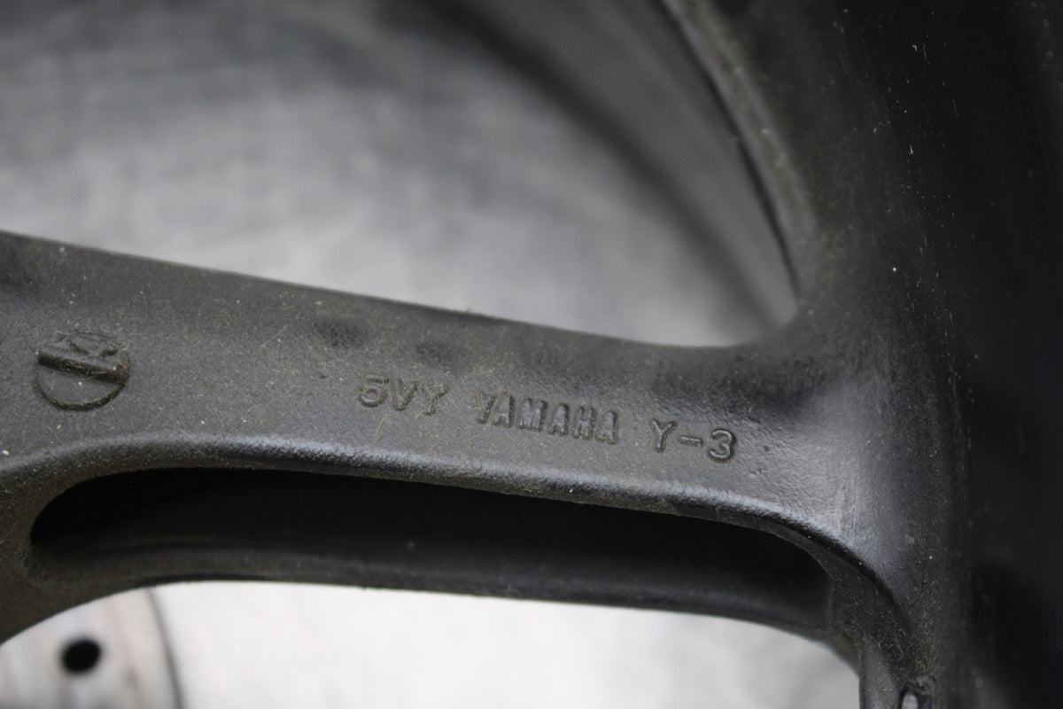 07-08 YAMAHA YZF R1 REAR WHEEL BACK RIM & BACK BRAKE DISC BB771
