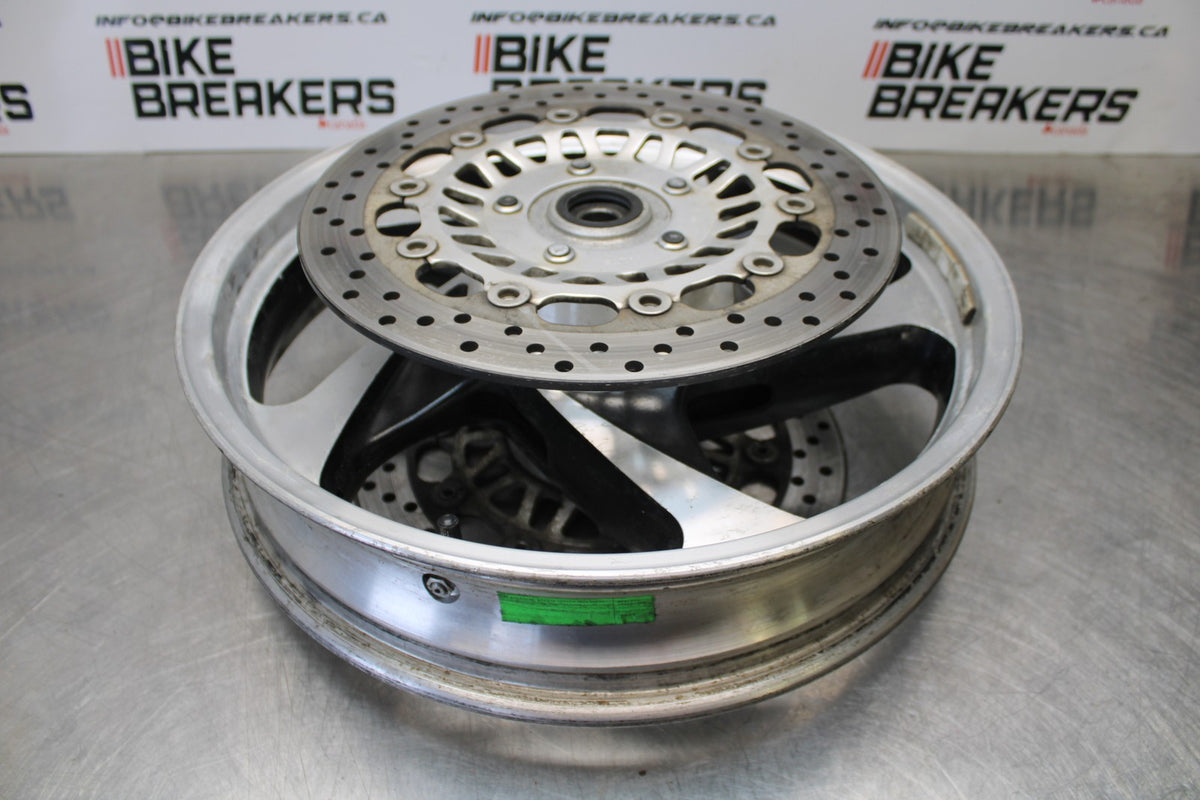 05 TRIUMPH ROCKET III FRONT WHEEL FRONT RIM & ROTORS BB186