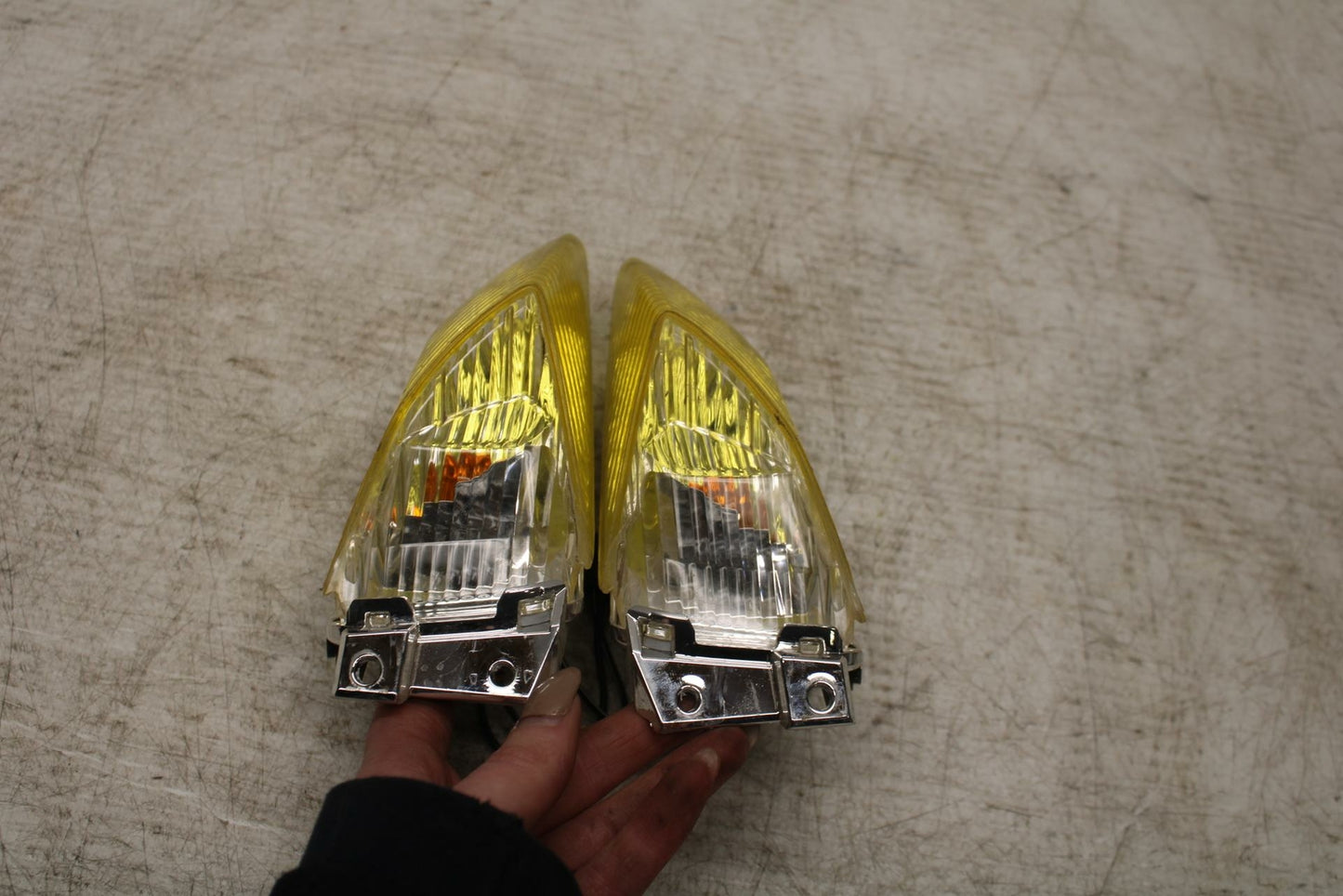 11-19 SUZUKI GSXR600 FRONT LEFT RIGHT TURN SIGNALS LIGHT INDICATORS BB371