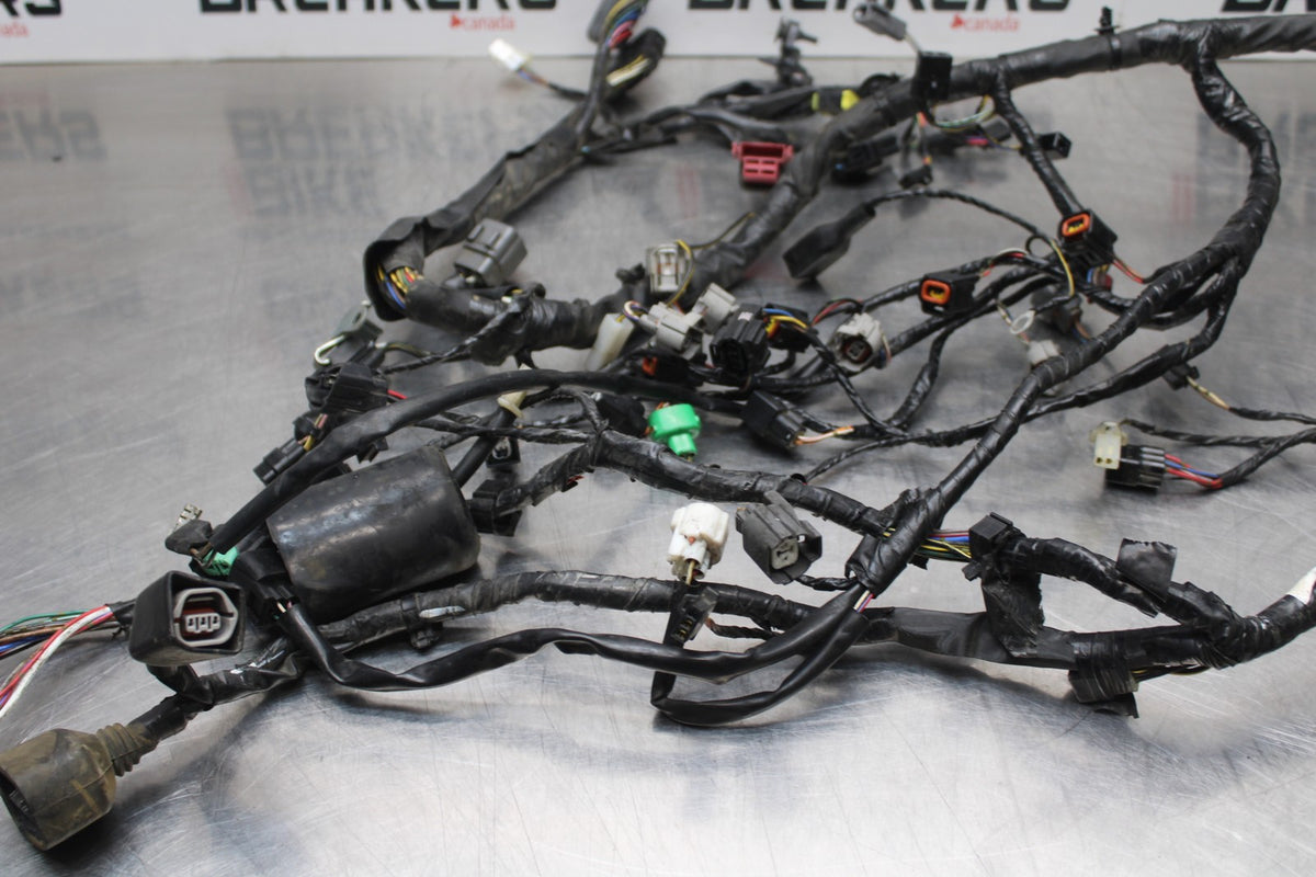 07-08 KAWASAKI NINJA ZX6R MAIN ENGINE WIRING HARNESS MOTOR WIRE LOOM BB199
