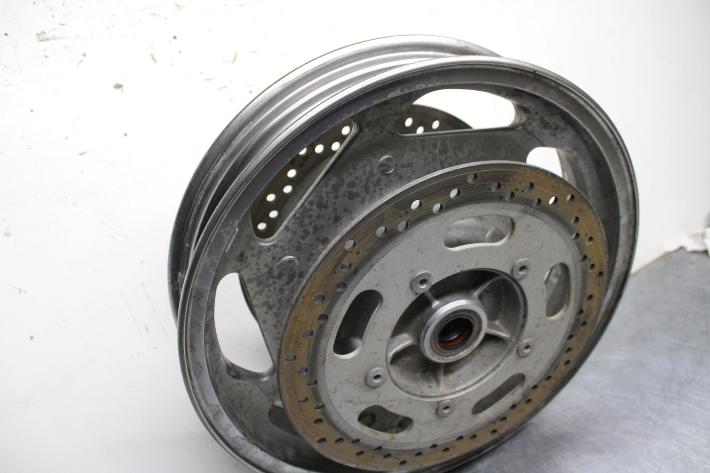 03-08 KAWASAKI VULCAN 1600 FRONT WHEEL FRONT RIM BB754